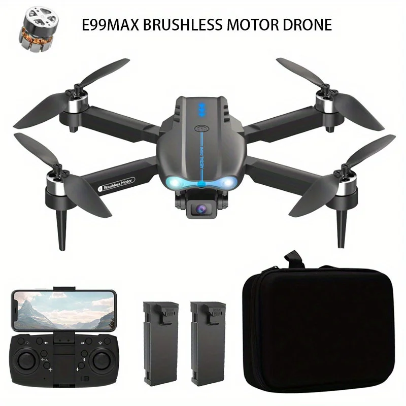 E99MAX Brushless Optical Flow Dual Camera Drone High Definition Aerial Photography Four Axis Aircraft RC Quadcopter